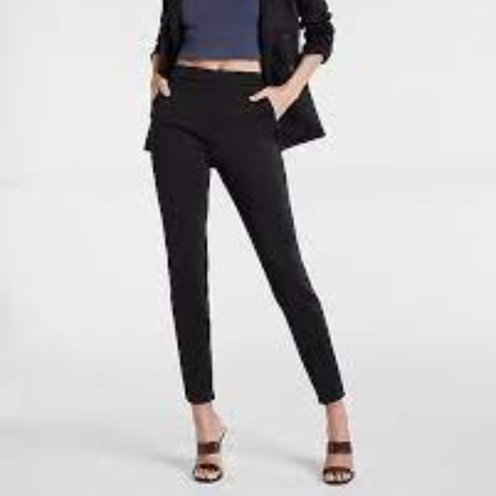 Express High Waisted Nylon Pull-On Leggings - NEW black XS